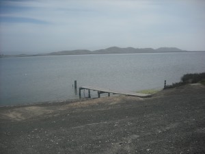 The eastern end of the Alameda Creek trail.