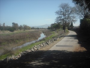 The Alameda Creek Trail, one sunny afternoon in March.