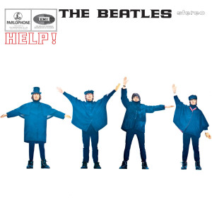 The Beatles aren't exactly spelling out Help! on the cover, but, you know, close enough.