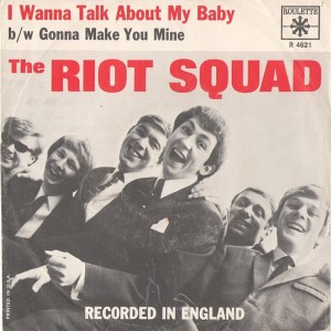 Ron Ryan was singer in the Riot Squad, whose drummer was a young Mitch Mitchell (center); Ryan is on Mitchell's left.