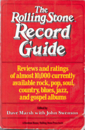 The first, and still best, edition of The Rolling Stone Record Guide, from 1979.