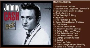 Elvis Presley's jingle for Southern Maid Donuts hasn't been found, but one that Johnny Cash did has, and is included on this compilation.