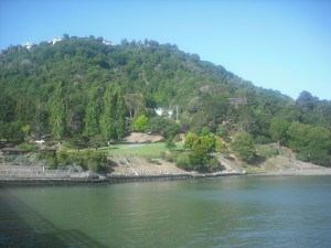 Looking toward the park from the pier.