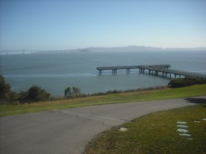 The pier in Paradise Beach Park, near the San Pablo Bay.