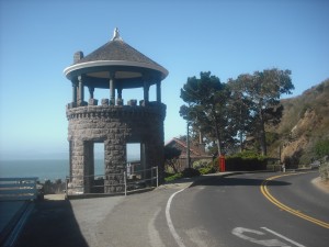 Lyford's Stone Tower, built in 1889, on Paradise Drive just a few hundred yards or so past downtown Tiburon.