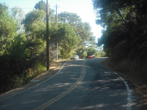 The long and winding road that's Paradise Drive.