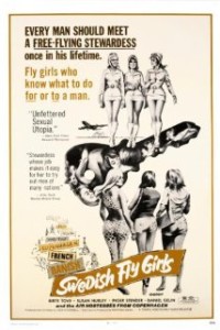 A poster for the Swedish Fly Girls movie.