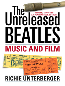 Critical description of all known unreleased Beatles recordings, their most crucial unissued film footage, and more. Updated with 30,000 more words to reflect newly circulating material and additional information that's come to light since the original edition. Click here or on the cover image above to order through Amazon.