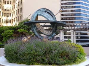 The same sundial in close-up.