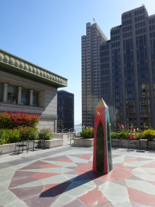 The rooftop garden at 343 Sansome Street in downtown San Francisco.