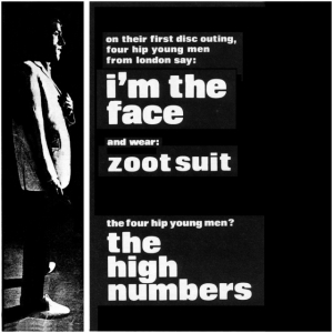 Advertising for the Who's first single, though they were billed as the High Numbers when "I'm the Face" and "Zoot Suit" were paired on a July 1964 single.