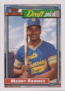 Manny Ramirez in younger, more innocent times in 1992.