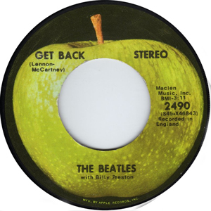 The "Get Back" single was credited to "The Beatles with Billy Preston."