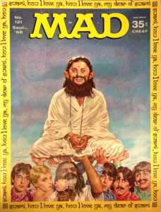 Mad magazine satire of the Beatles-Maharishi fling.