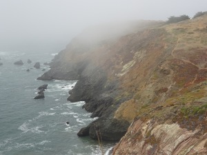 Coastal view near the beginning of the Coastal Trail.