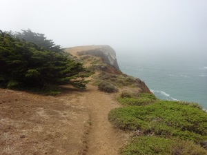 Outcropping near the end of the branch of the Coastal Trail that runs near the water.