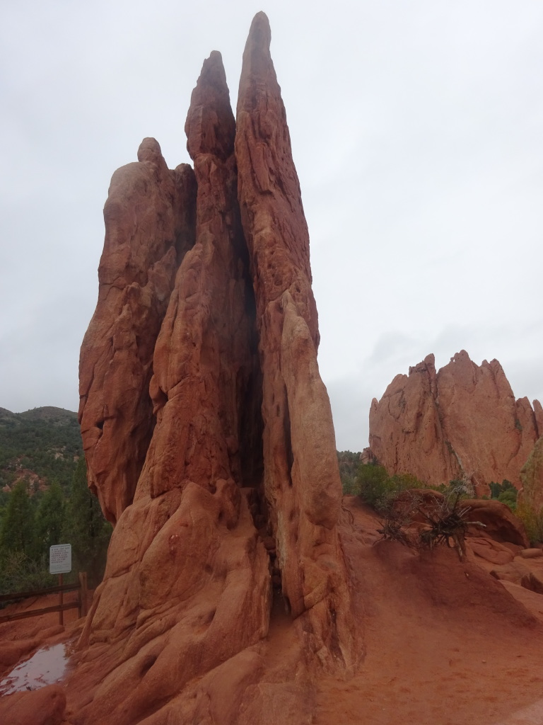 The Garden of the Gods, near Colorado Springs.